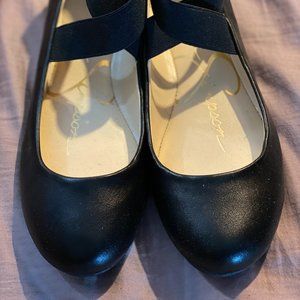 Jessica Simpson Black Ballet Flats